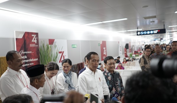 Event : PT.MRT “Goresan Batik Kemerdekaan” 1 August 2019 @Stasiun MRT Bundaran HI Jakarta Pusat