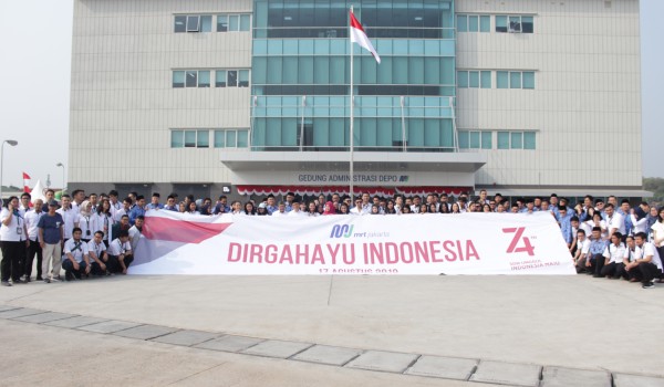 Event : PT.MRT Jakarta “HUT RI ke 74 Tahun – DIRGAHAYU REPUBLIK INDONESIA, 17 Agustus 2019 @Depo MRT Lebak Bulus Jakarta