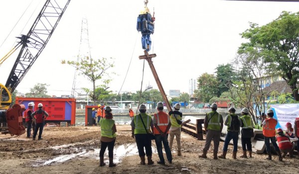 Event : PT. WIKA Jaya Konstruksi “Ceremony Pembukaan Proyek Pembangunan Kali Sentiong”  7 January 2021 @RE Martadinata Ancol Jakarta